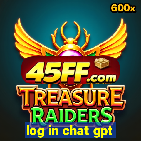 log in chat gpt